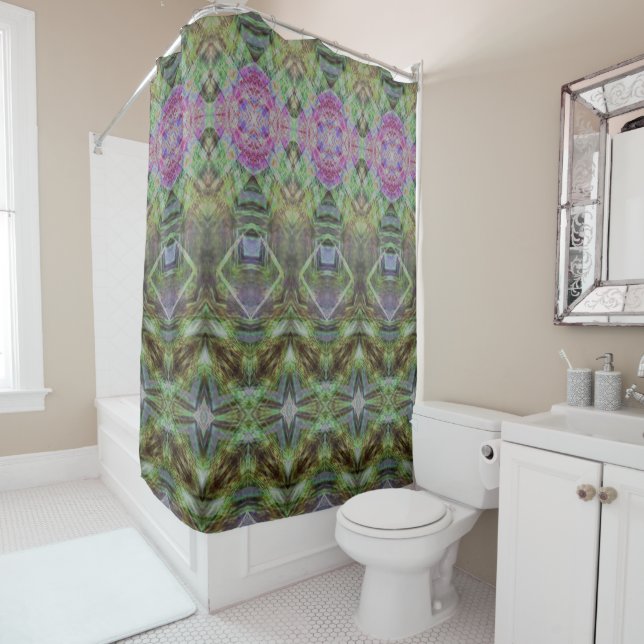 Rideaux De Douche atlantean garden Shower Curtain (En situation)