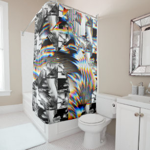 Rideaux De Douche Attaque arc-en-ciel