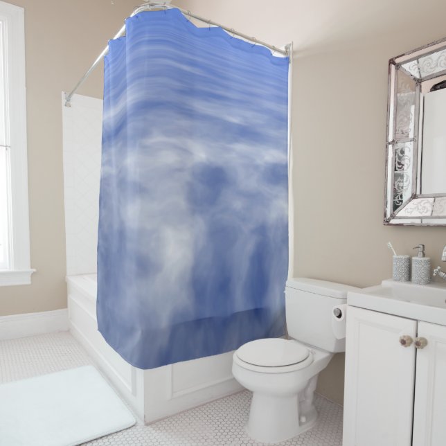 Rideaux De Douche Au-Dessus Des Nuages (En situation)