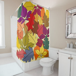 Rideaux De Douche Autres feuilles d'automne