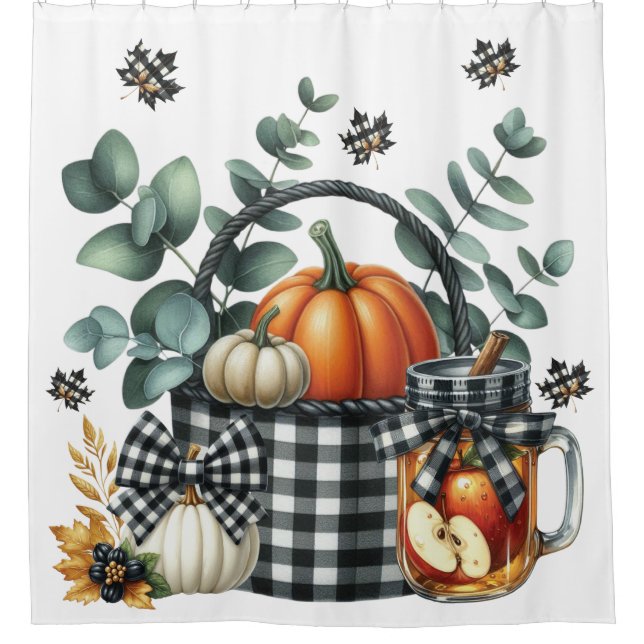 Rideaux De Douche Autumn Harvest Shower Curtain (Devant)