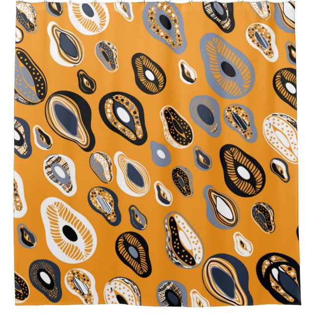 Rideaux De Douche Avocado Love : Style Vintage bio (Devant)