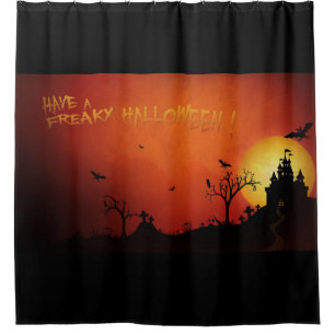 Rideaux De Douche Avoir Une Halloween Freaky