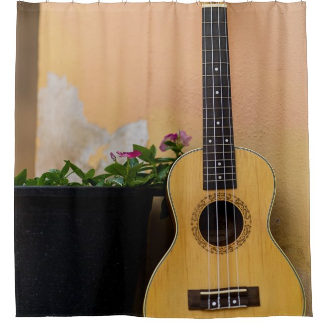 Rideaux De Douche Awesome Bass Guitare (Devant)