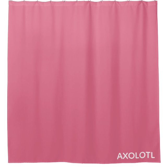Rideaux De Douche Axolotl pink color name (Devant)
