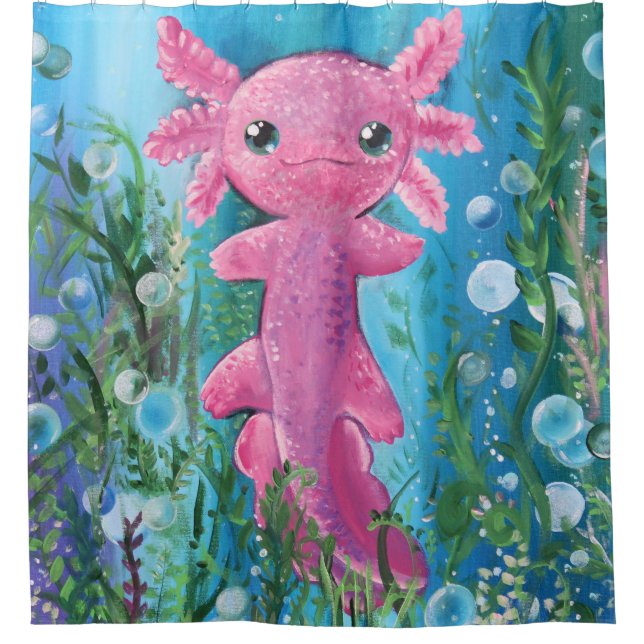 Rideaux De Douche Axolotl Shower Curtain (Devant)