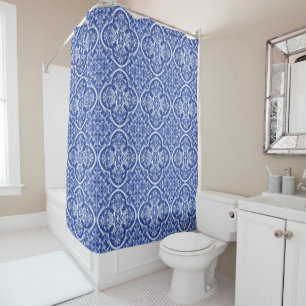 Rideaux De Douche Azulejos Portugais Tribaux Traditionnels à l'aquar