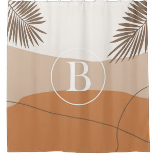 Rideaux De Douche B - Lettre monographie initiale B Conception abstr