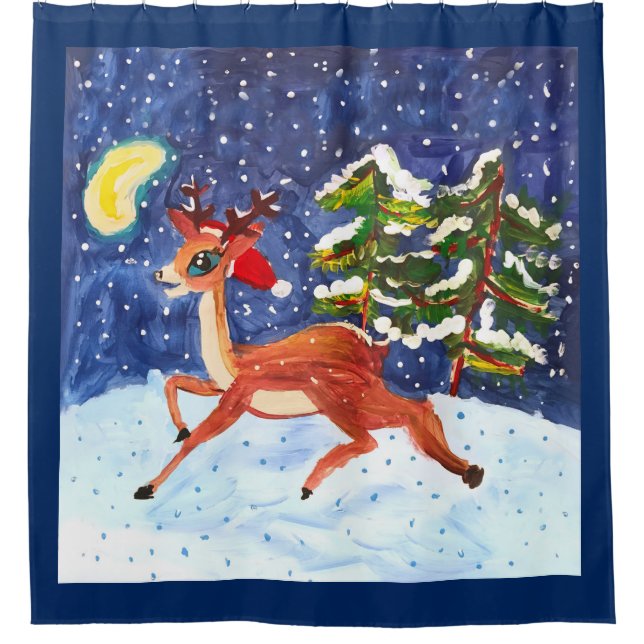 Rideaux De Douche Baby Deer (Devant)