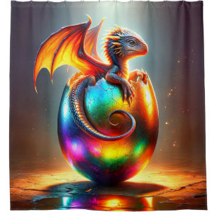 Rideaux De Douche Baby Dragon