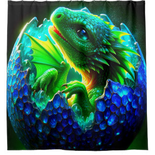 Rideaux De Douche Baby Dragon