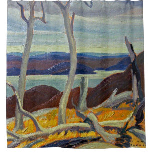 Rideaux De Douche Baie de Port Coldwell   Franklin Carmichael  