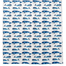 Baleine bleue pour aquarelle