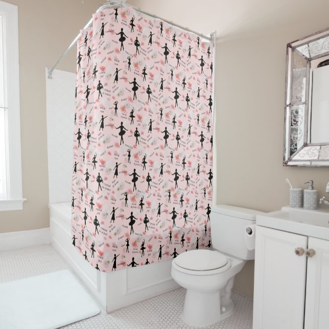 Rideaux De Douche Ballet (En situation)