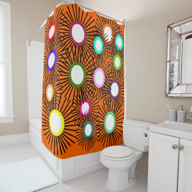 Rideaux De Douche Balls Spike (En situation)