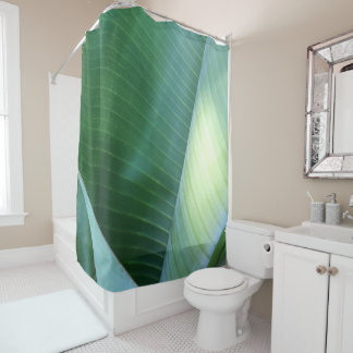 Rideaux De Douche Banane Feuilles Abstrait 37