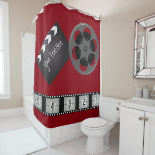 Rideaux De Douche Bande de film de bardeau de bobine de film