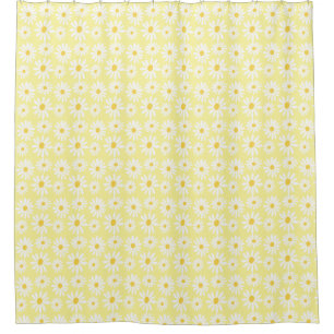 Rideaux De Douche Bandeaux Super rétro Boho de printemps Motif jaune