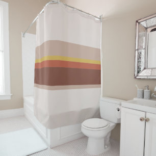Rideaux De Douche Bandes de navires cristallines