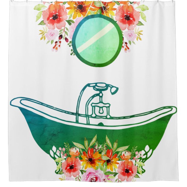 Rideaux De Douche Baquet de Clawfoot (Devant)