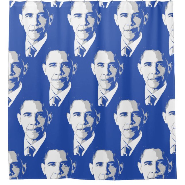 RIDEAUX DE DOUCHE BARACK OBAMA (Devant)