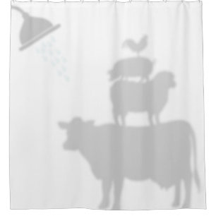 Rideaux De Douche Barnyard Animaux Shadow Silhouette Shadow Buddies