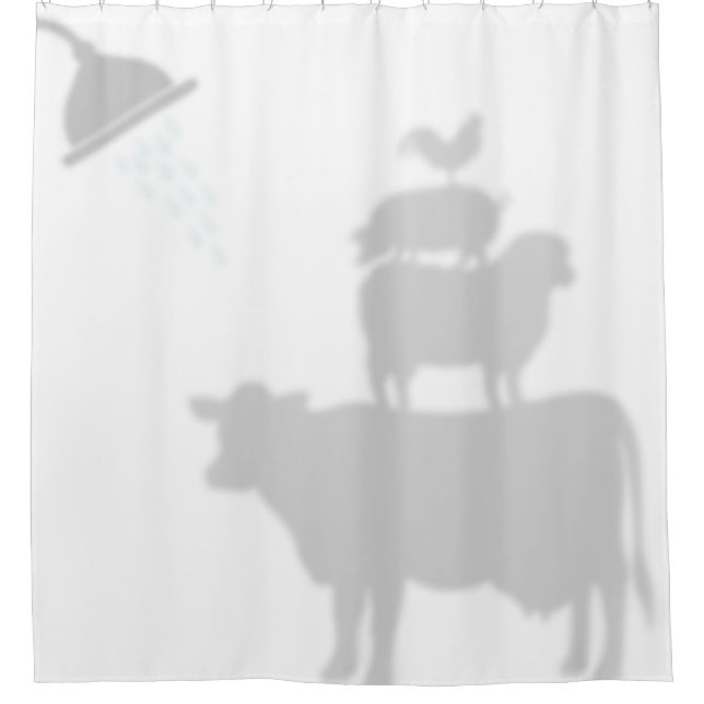 Rideaux De Douche Barnyard Animaux Shadow Silhouette Shadow Buddies (Devant)