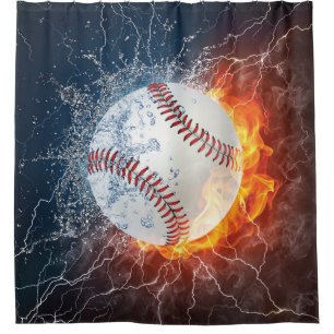 Rideaux De Douche Baseball