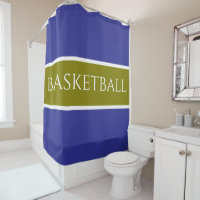BASKETBALL Olive doré Blanc Rayures Bleu foncé