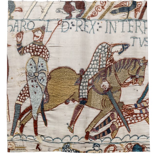 Rideaux De Douche Bataille de Hastings - Bayeux Tapestry King Harold (Devant)