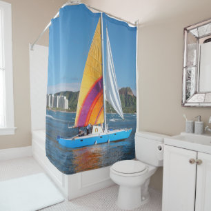 Rideaux De Douche Bateau à voile