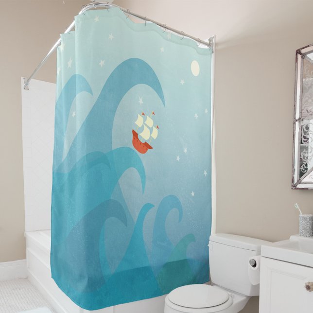 Rideaux De Douche Bateau à voile (Créateur téléchargé)