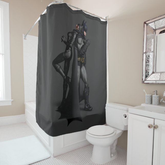 Rideaux De Douche Batman Arkham City | Batman et Catwoman (En situation)