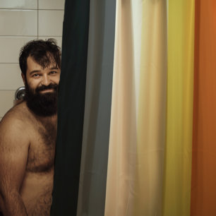 Rideaux De Douche Bear Pride Stripes