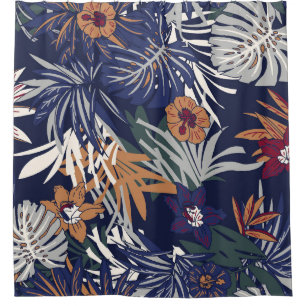 Rideaux De Douche Beau motif vintage Floral dans la variété