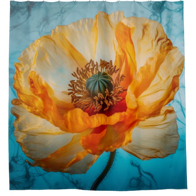 Rideaux De Douche Beauté orange (Devant)