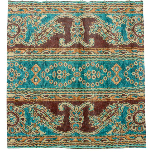Rideaux De Douche Beautiful, arab, arabic, arabian, arabesque fabric (Devant)
