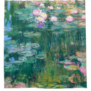 Rideaux De Douche Beaux-arts de Claude Monet de nénuphars