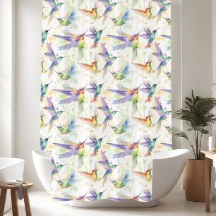Rideaux De Douche Beaux colibris