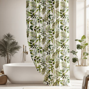 Rideaux De Douche Beaux Feuilles de fougères