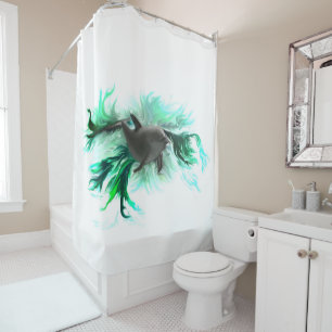 Rideaux De Douche Bébé dauphin