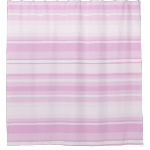 Rideaux De Douche Bébé rayures roses