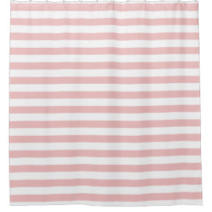 Rideaux De Douche Bébé rose couleur rayures vacances Été Pastel