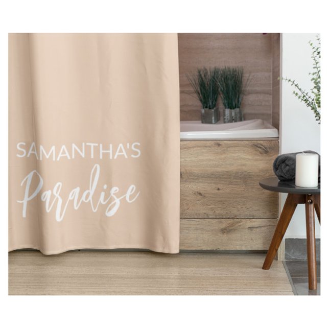 Rideaux De Douche Beige moderne (Créateur téléchargé)