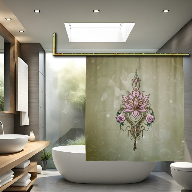 Rideaux De Douche Belle fleur de lotus (Lotus flower)