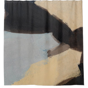 Rideaux De Douche Belle main peinte minimaliste. Pièce moderne