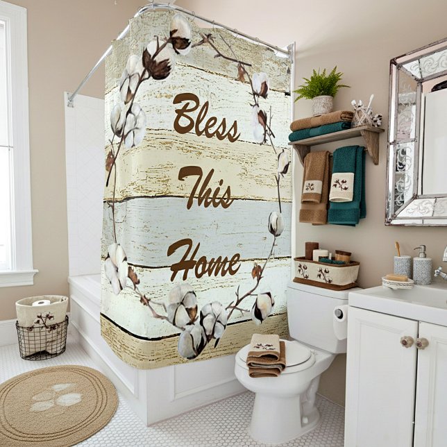 Rideaux De Douche Bénis cette maison (Créateur téléchargé)
