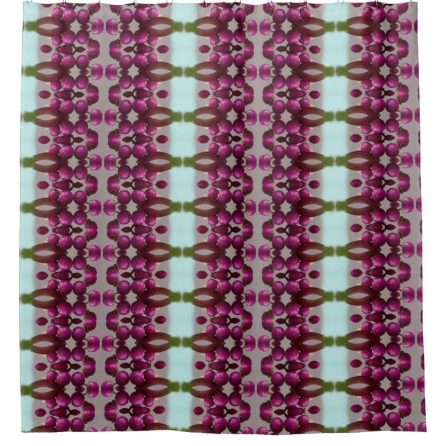Rideaux De Douche Berries Ikat 14 (Devant)