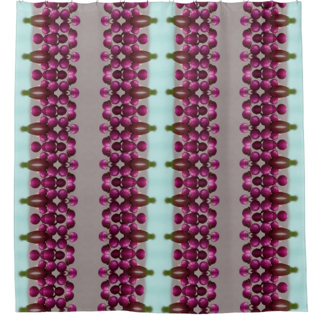 Rideaux De Douche Berries Ikat 2 (Devant)