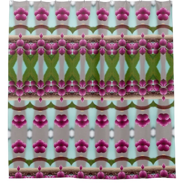 Rideaux De Douche Berries Ikat 7 (Devant)